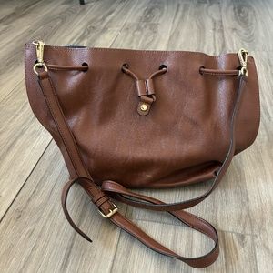 Brown Calvin Klein Bucket Bag